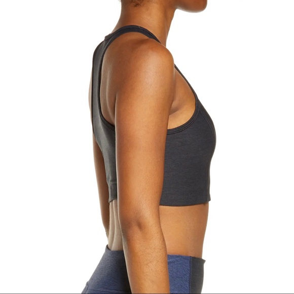 NEW OUTDOOR VOICES CHARCOAL GRAY CROP TOP - Picture 5 of 10